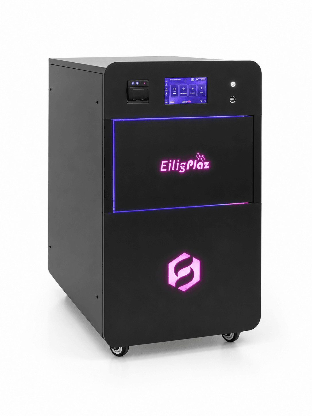 EiligPlaz H2O2 plasma sterilizer with illuminated chamber